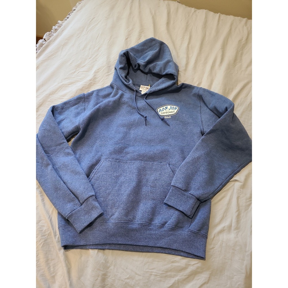 Ron Jon Surfboards Adult Sm. BLUE HOODIE  pockets surfing street athletic
